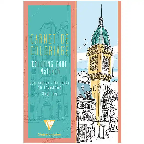 Clairefontaine Advanced Colouring Book A4 Towns Price Cut