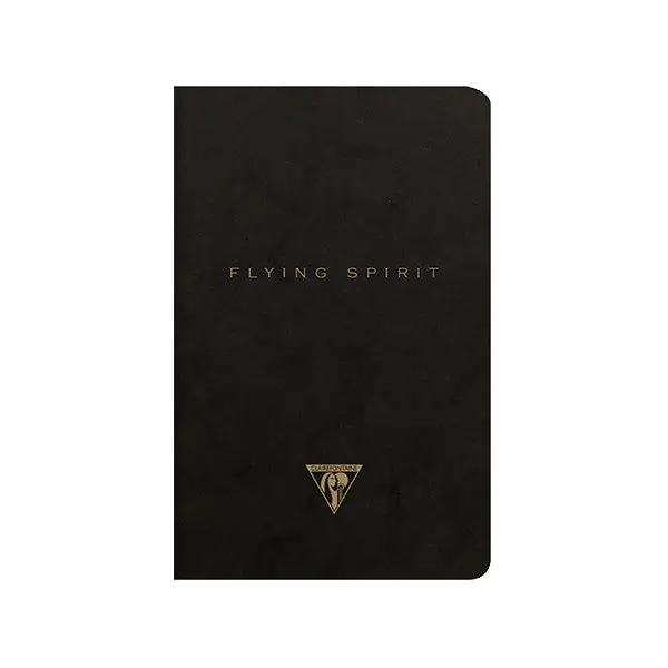 Hassle-Free Returns Clairefontaine Flying Spirit Notebook Black Cover 110x170