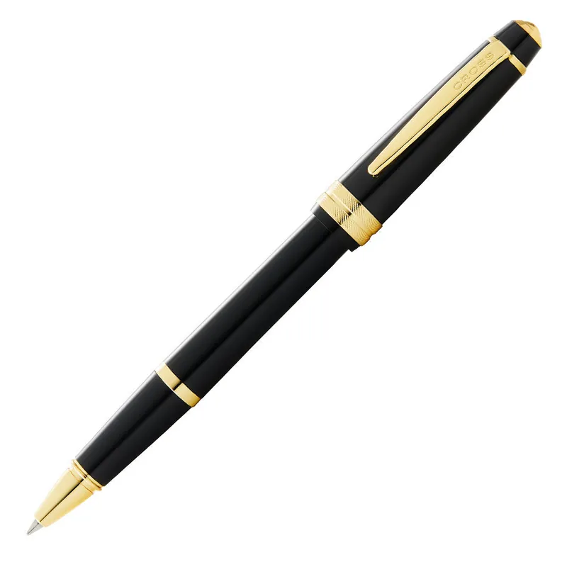 Cross Bailey Light Rollerball Pen Black with Gold Trim Secure Checkout