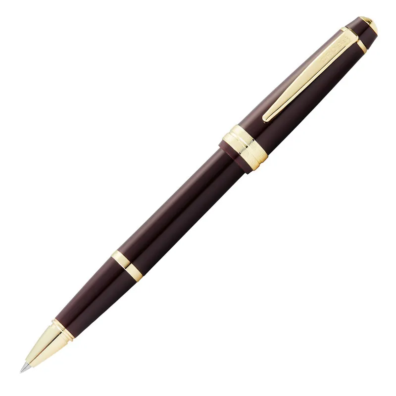 Cross Bailey Light Rollerball Pen Burgundy Red with Gold Trim Bargain
