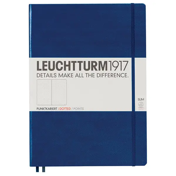 LEUCHTTURM1917 Hardcover Notebook Master Slim Navy Original