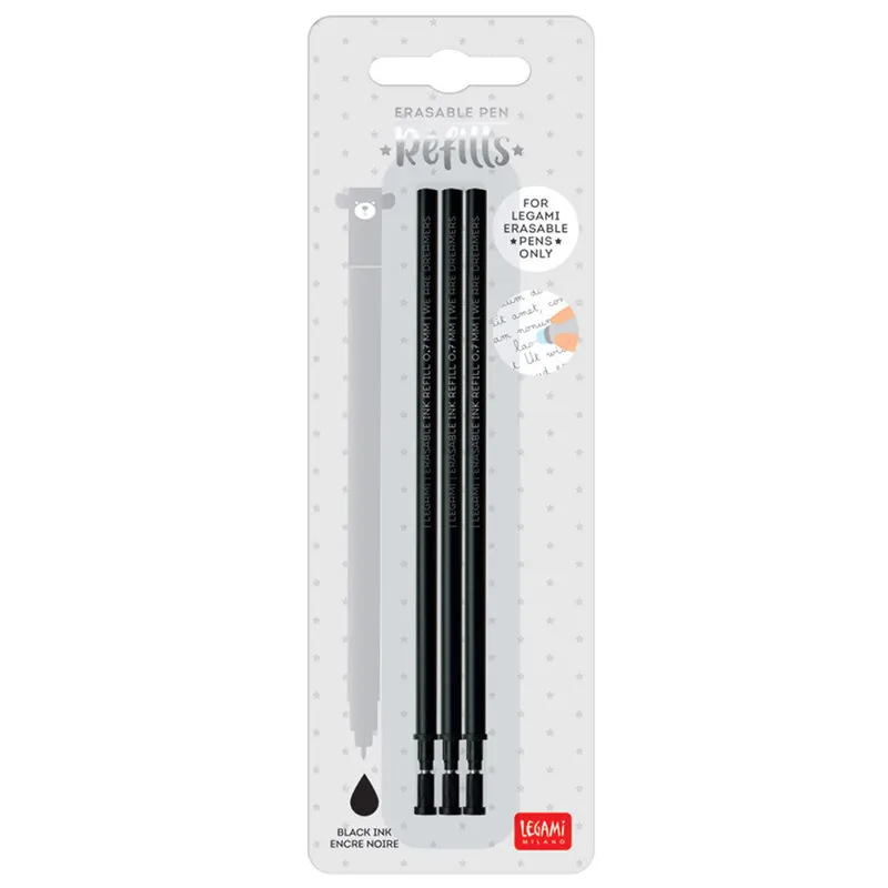 Legami Erasable Pen Set of 3 Refills Best Price