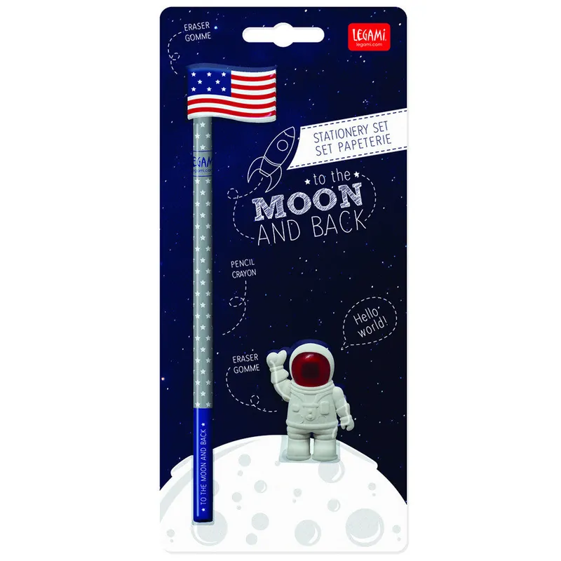 Sale Legami Stationery Set To The Moon and Back