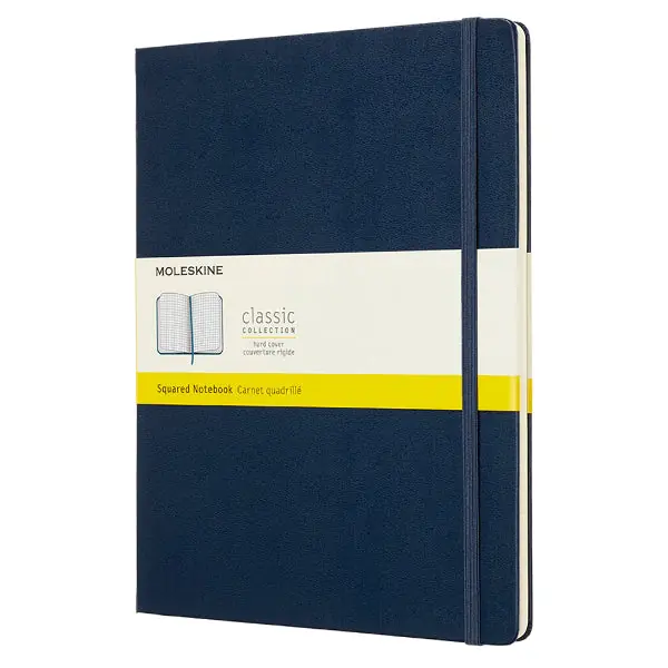 Moleskine Classic Collection Extra Large Notebook 190x250 Sapphire Blue Super Sale