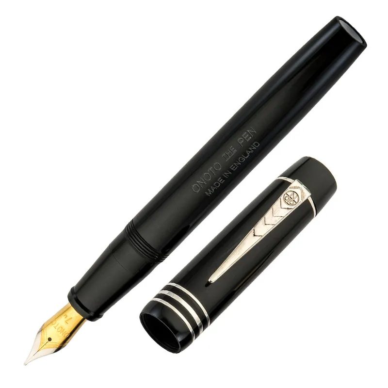 Onoto Magna Classic Fountain Pen Black Plain Deal