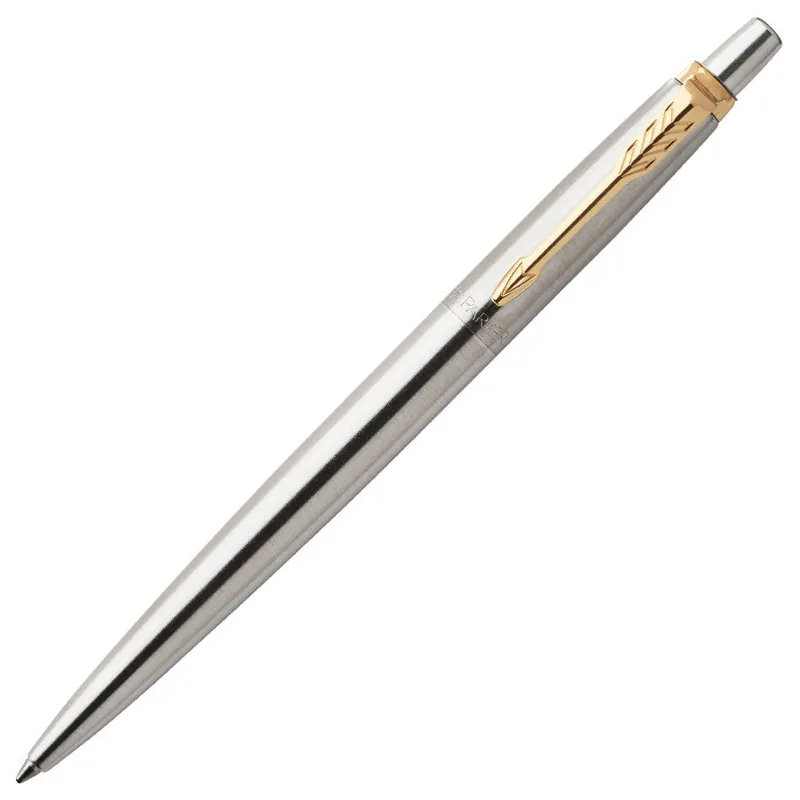 Parker Jotter Gel Pen Stainless Steel with Gold Trim Final Sale