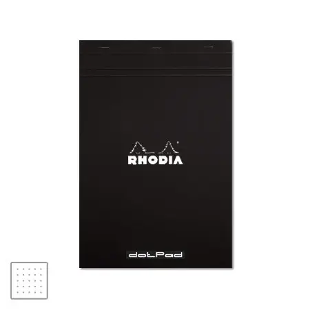 High Quality Rhodia dotPad A4 (210 x 297) Black