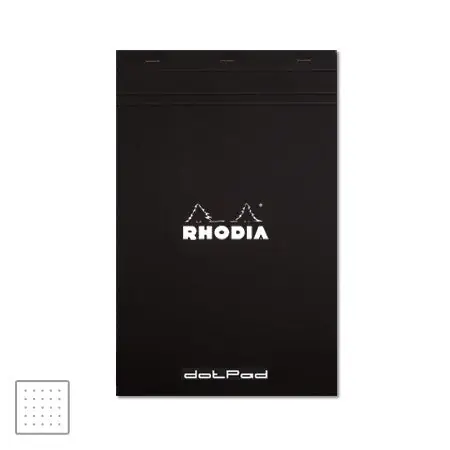 Secure Checkout Rhodia dotPad A4+ (210 x 318) Black