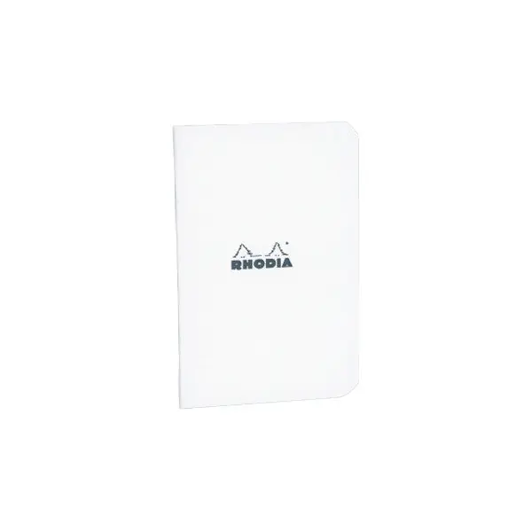 Grab Now Rhodia Classic Stapled Notebook 75 x 120 White