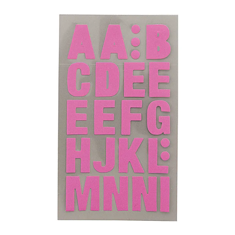 Reduced Price Rico Office Sticker Neon Pink Letters