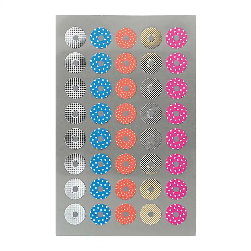 Instant Buy Rico Office Sticker Reinforcement Gold\\/Silver