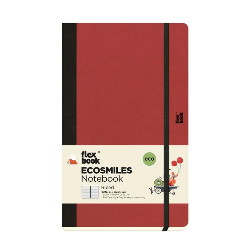 Flexbook Ecosmiles Ruled Notebook Medium Cherry Weekend Sale
