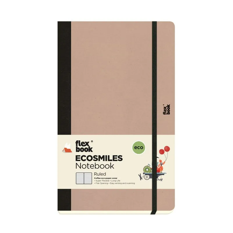 Flexbook Ecosmiles Ruled Notebook Medium Almond Grab Now