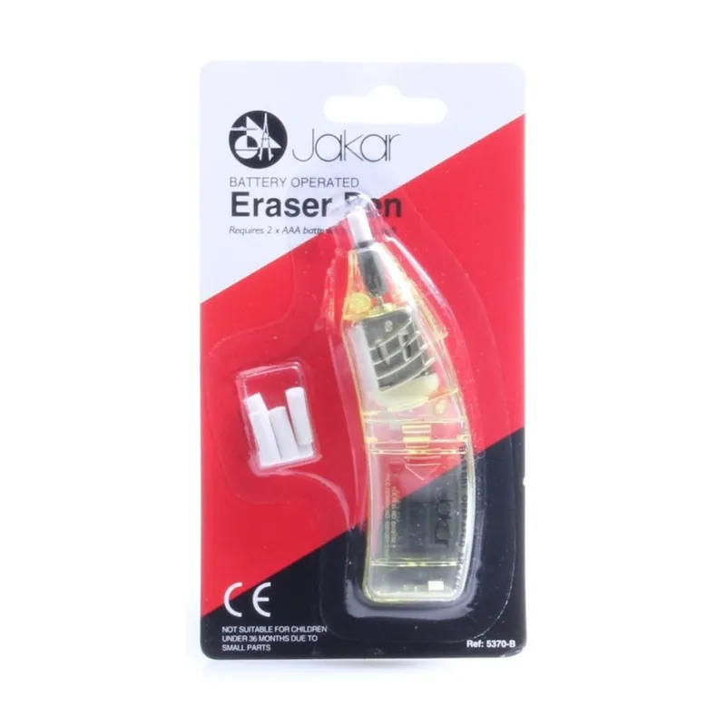 Jakar Battery operated eraser pen with 5 spare erasers Price Drop