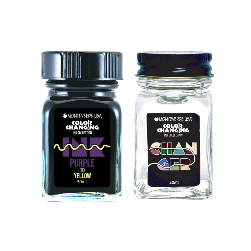 Monteverde Ink Bottle Colour Changing Ink 30ml \\u0026 Changer Set Flash Sale