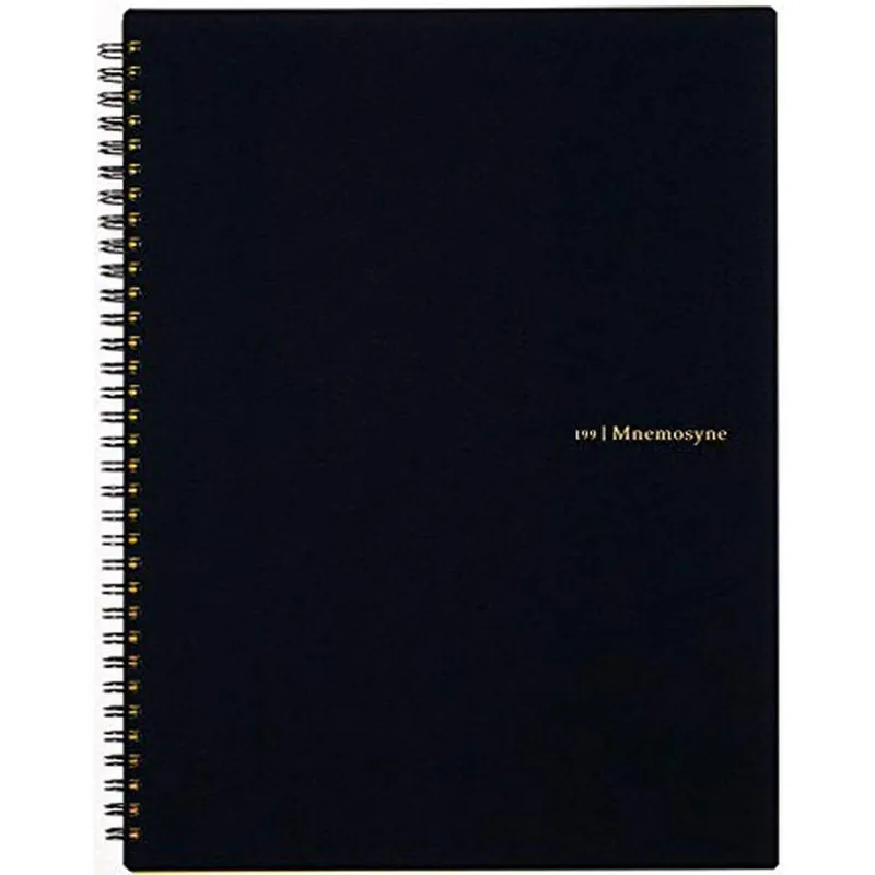 One Day Deal Cuadernos Maruman Mnemosyne - Negro - Rayados - A4