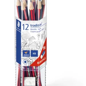 Bulk Order Staedtler Tradition Pencil 110-HB 12 Pencils in Plastic Container