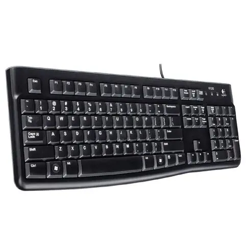 Reduced Price Logitech Corded Keyboard K120 Black