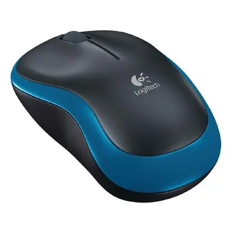 Logitech M185 Wireless Mouse Blue Mid While Supplies Last