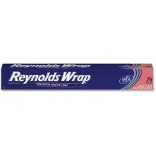 Big Sale Reynolds Wrap Standard Aluminum Foil - 12"x 75 ft - Moisture Proof, Grease Proof, Odor Proof, Durable, Heat Resistant, Cold Resistant, Molded | OfficeSupply.com